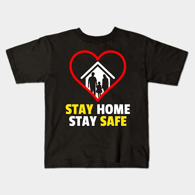 Stay At Home Kids T-Shirt by Masahiro Lab